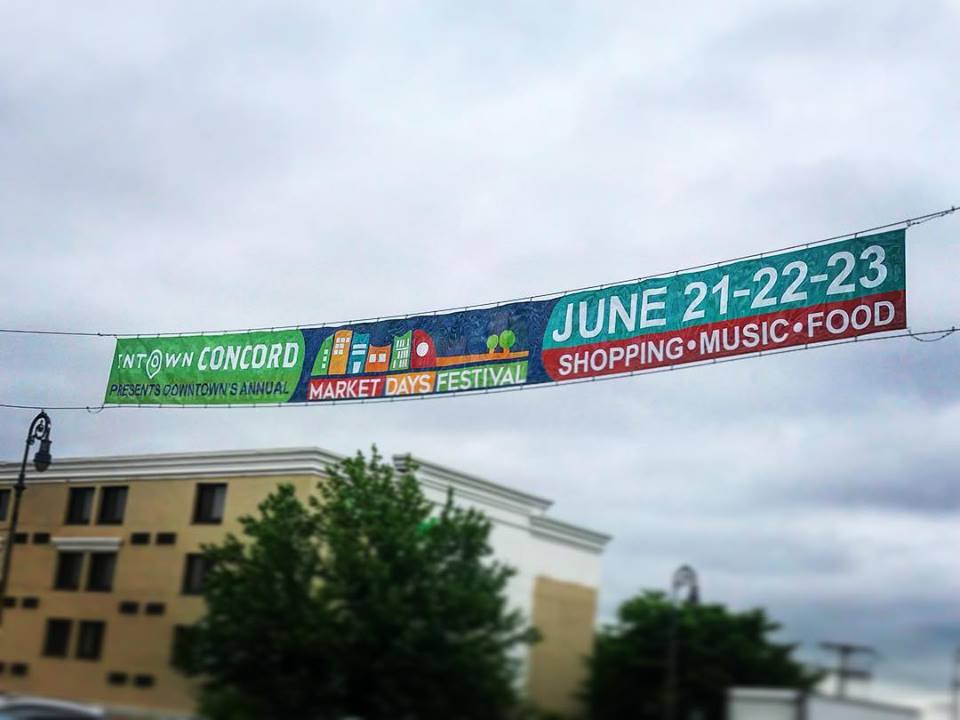 MARKET DAYS IN CONCORD, June 21, 22 and 23, 2018: 10 am - 9 pm