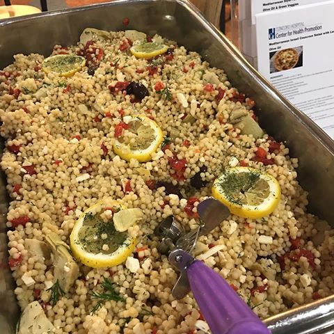 Mediterranean Israeli Couscous Salad with Lemon EVOO