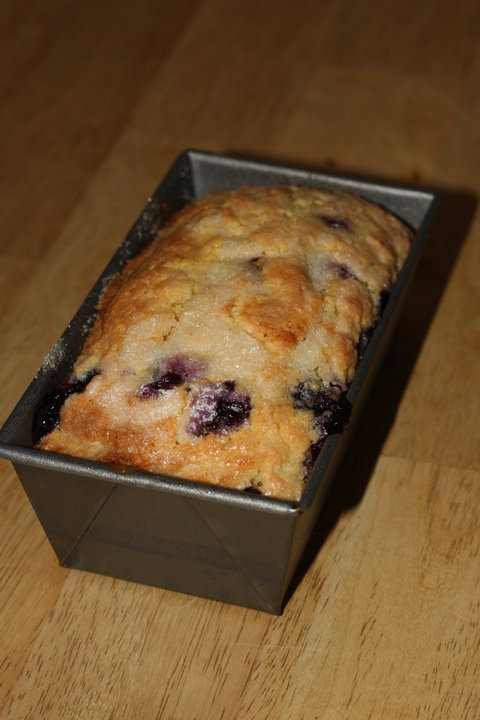 Whole Grain Lemon-Blueberry Tea Cake