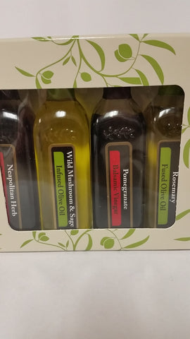"Savory Delight" Four Bottle Sampler Pack (Bottles 60 ml)